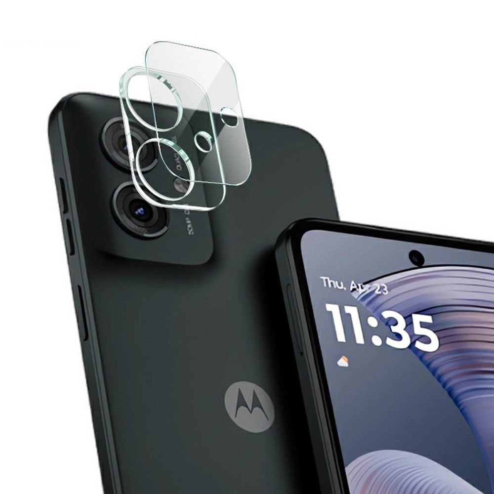 Cubre objetivo de cristal templado de 0,2mm Motorola Moto G55 Transparente