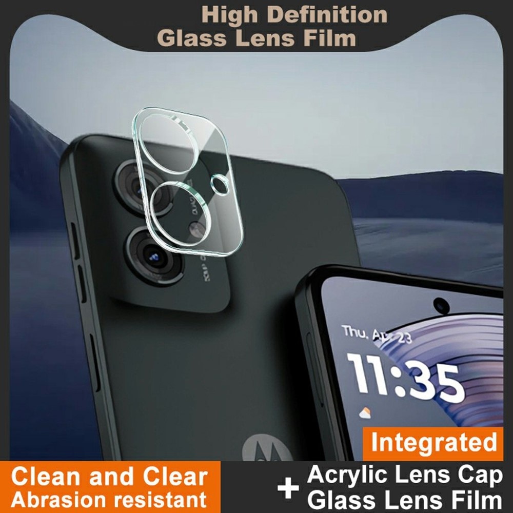 Cubre objetivo de cristal templado de 0,2mm Motorola Moto G55 Transparente