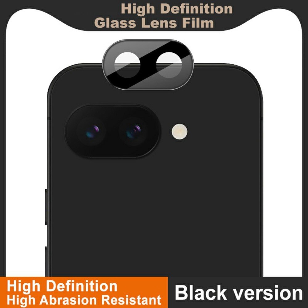 Cubre objetivo de cristal templado de 0,2mm Google Pixel 9a Negro