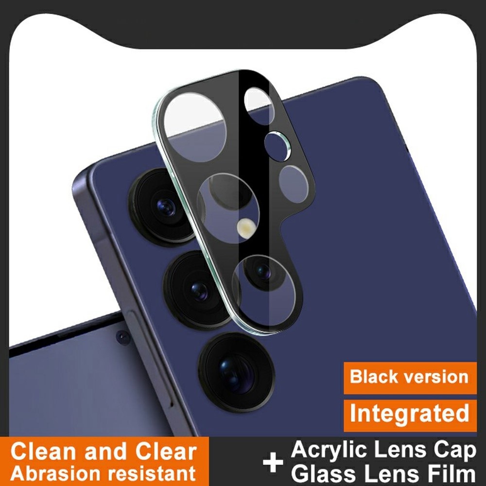 Cubre objetivo de cristal templado de 0,2mm Samsung Galaxy S25 Ultra Negro