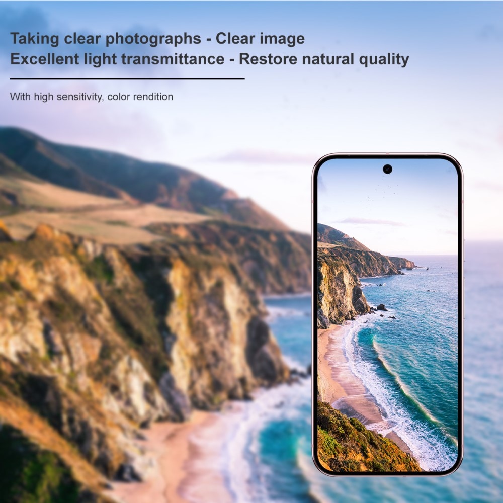 Cubre objetivo de cristal templado de 0,2mm (2 piezas) Google Pixel 10 Pro XL Transparente