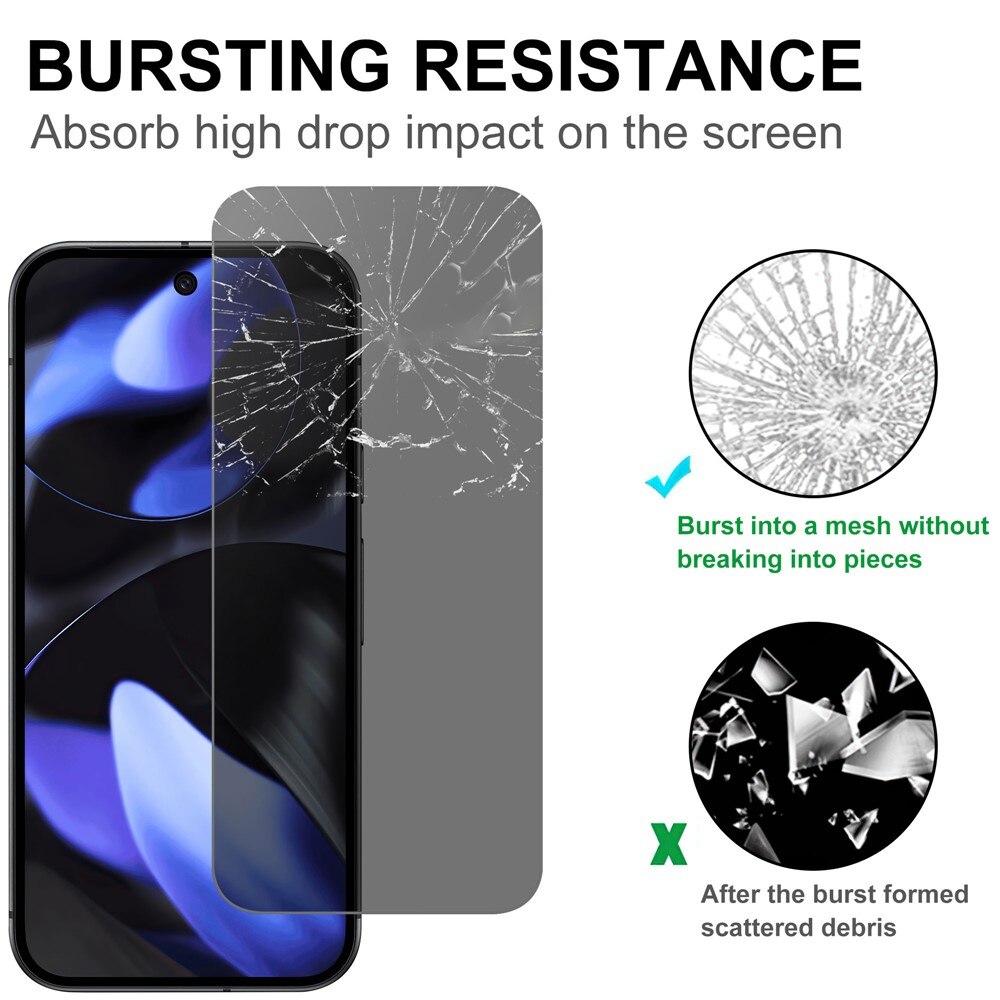 Protector de pantalla privacidad de cristal templado Google Pixel 10