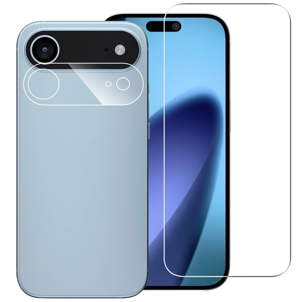 Protector de cámara y pantalla de cristal templado iPhone 17 Pro