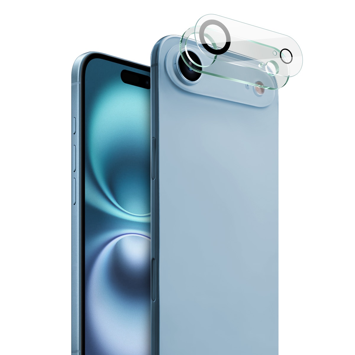 Cubre objetivo de cristal templado de 0,2mm iPhone 17 Air Transparente