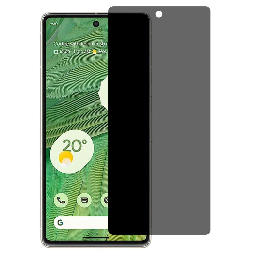 Protector de pantalla privacidad de cristal templado Google Pixel 7 Negro