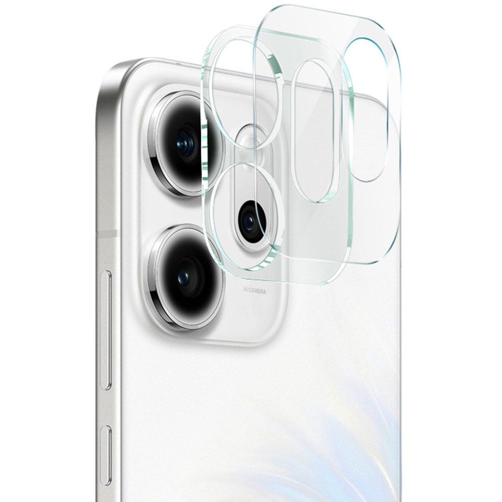 Cubre objetivo de cristal templado de 0,2mm Oppo Reno 14 F Transparente