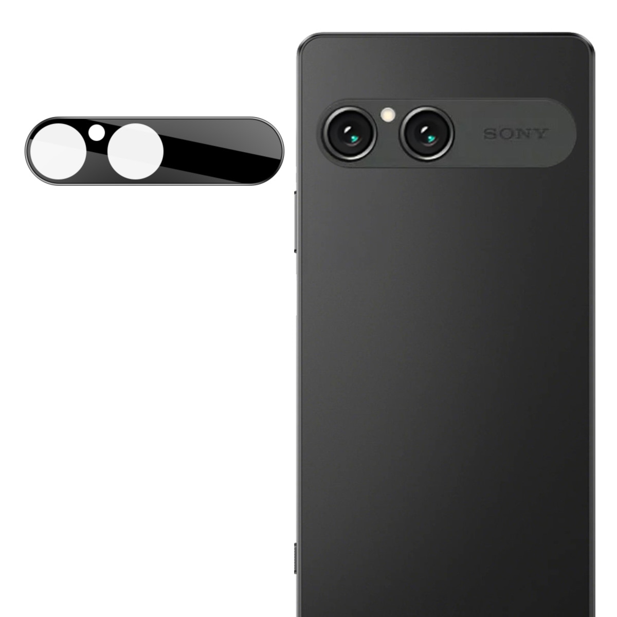 Cubre objetivo de cristal templado de 0,2mm Sony Xperia 10 VII Negro
