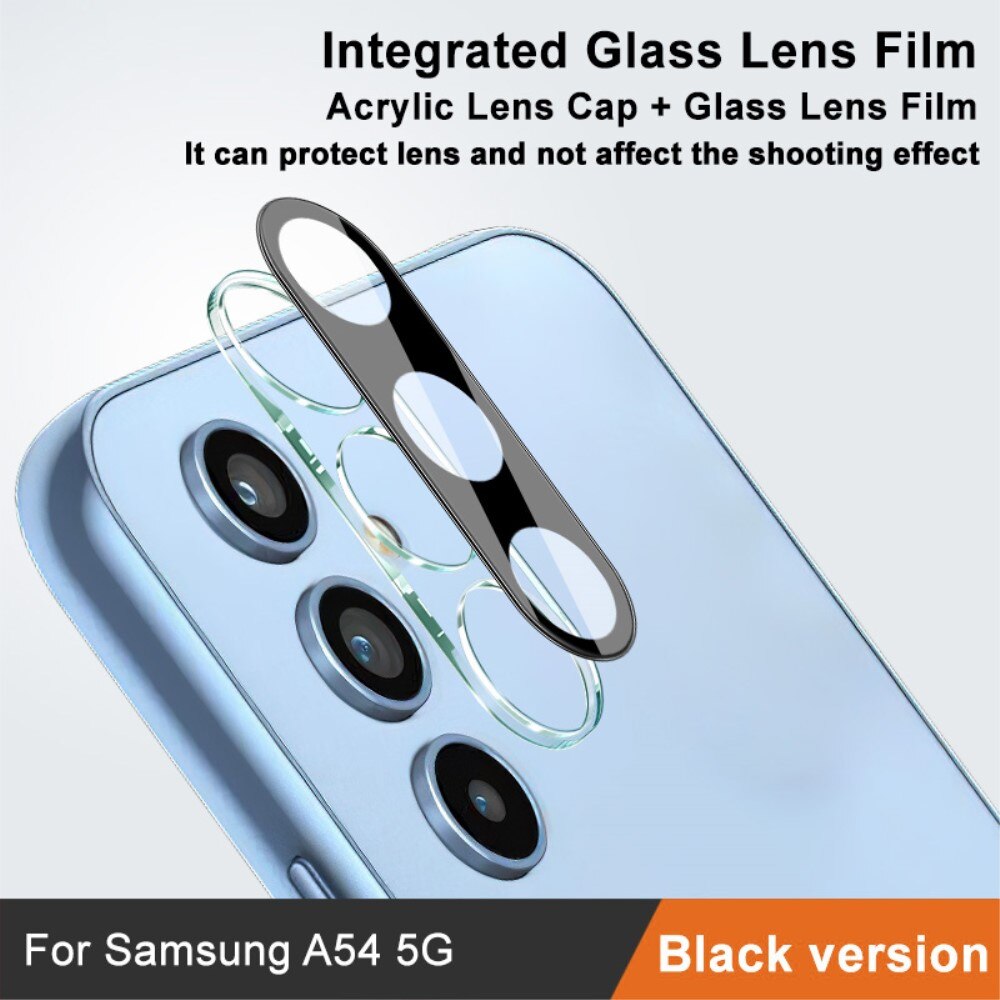 Cubre objetivo de cristal templado de 0,2mm Samsung Galaxy A54 Negro