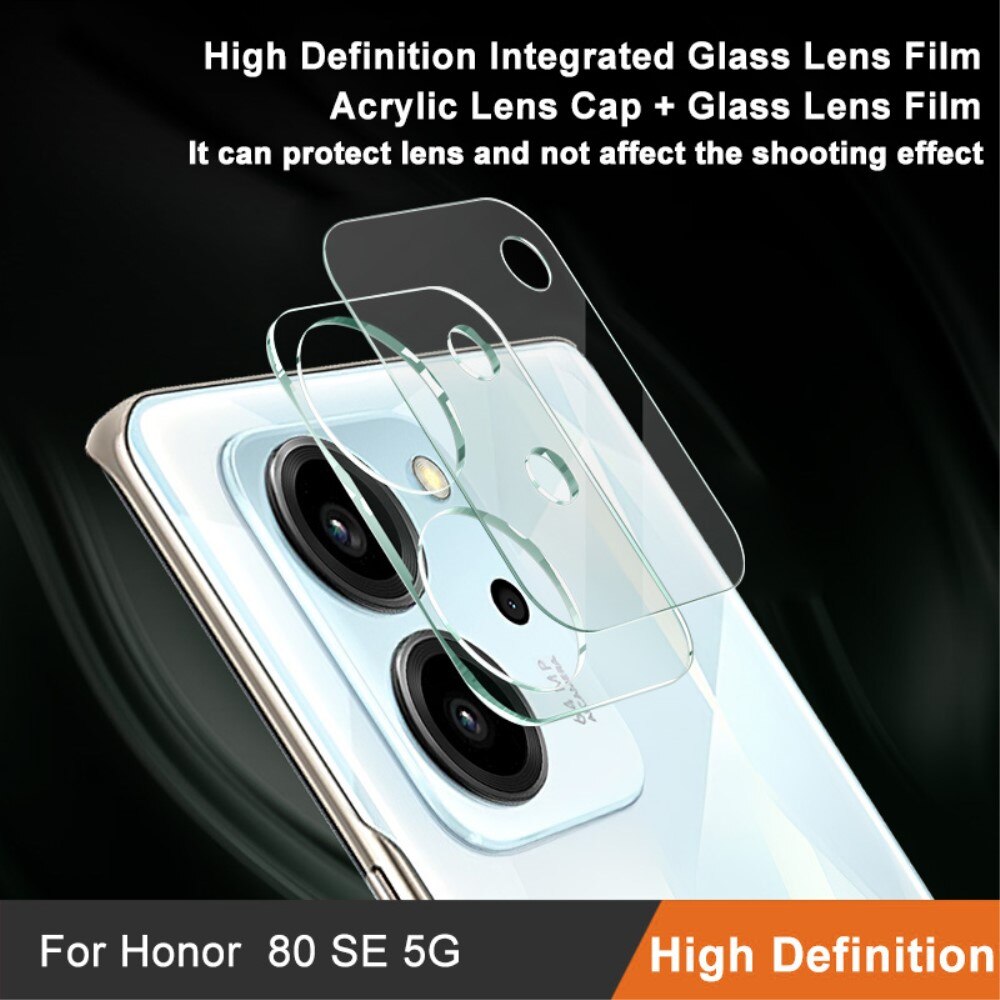 Cubre objetivo de cristal templado de 0,2mm  Honor 80 SE Transparente