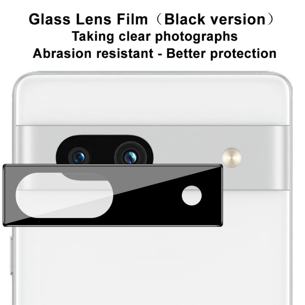 Cubre objetivo de cristal templado de 0,2mm Google Pixel 7a negro