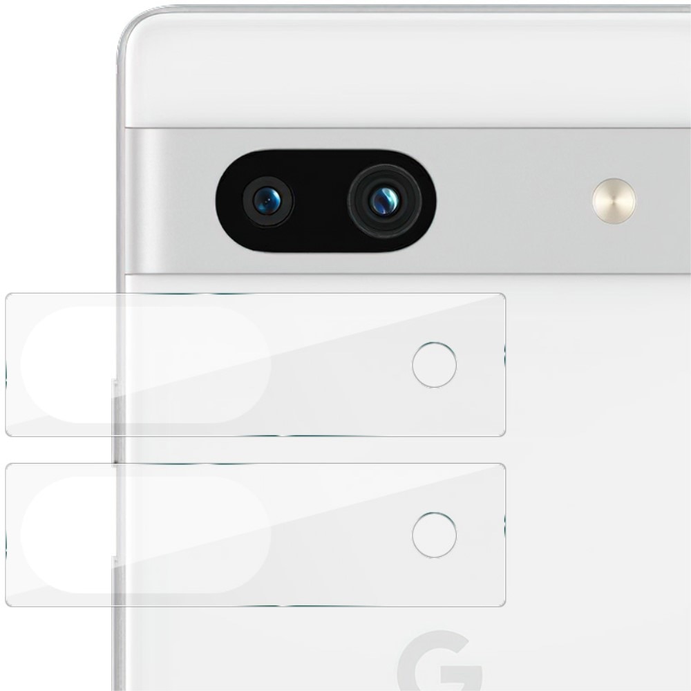 Cubre objetivo de cristal templado de 0,2mm (2 piezas) Google Pixel 7a transparente