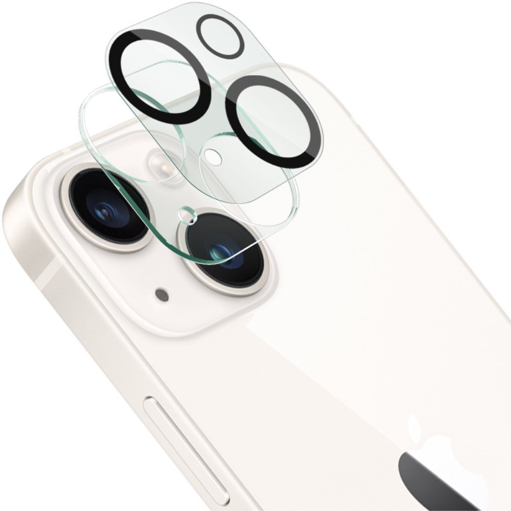 Cubre objetivo de cristal templado de 0,2mm iPhone 15 Plus Transparente