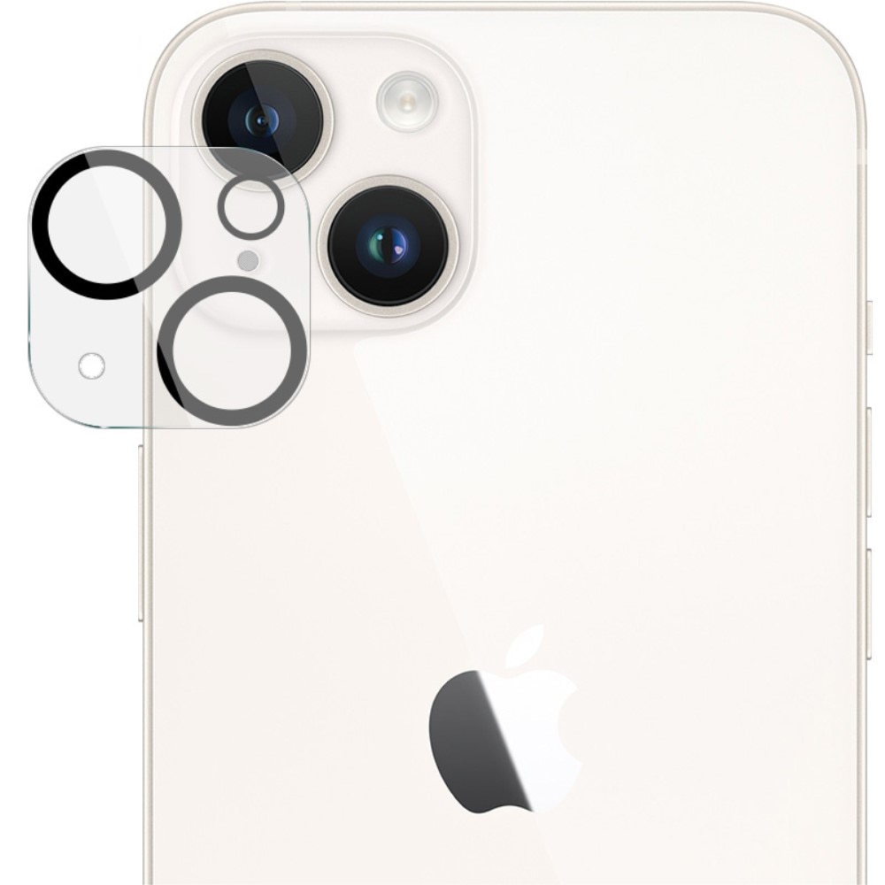 Cubre objetivo de cristal templado de 0,2mm iPhone 15 Plus Transparente