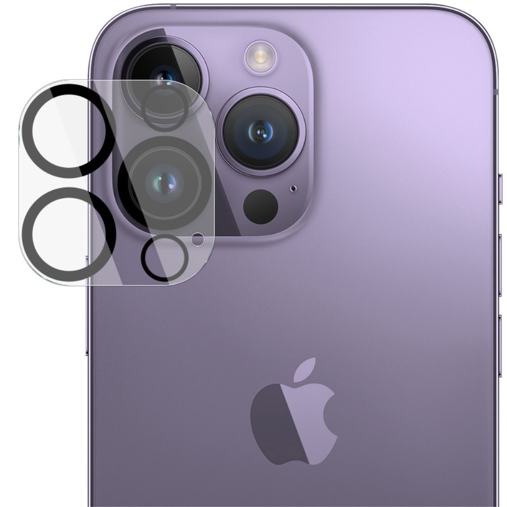Cubre objetivo de cristal templado de 0,2mm iPhone 15 Pro transparente