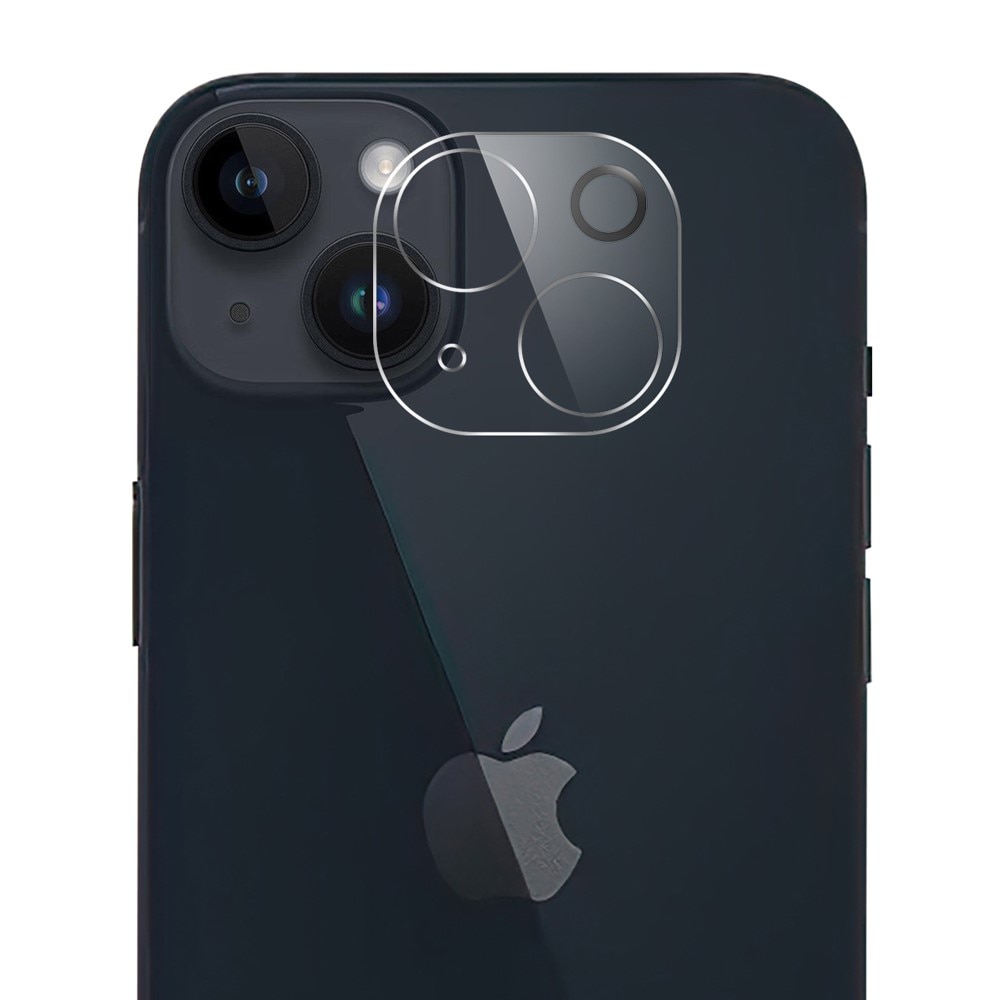 Protector de cámara y protector de pantalla en cristal templado para iPhone 15
