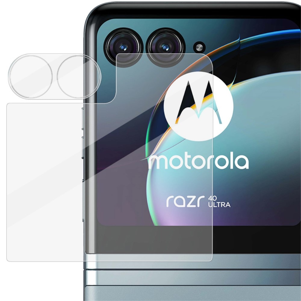 Protector Pantalla Exterior y Cubre objetivo Motorola Razr 40 Ultra