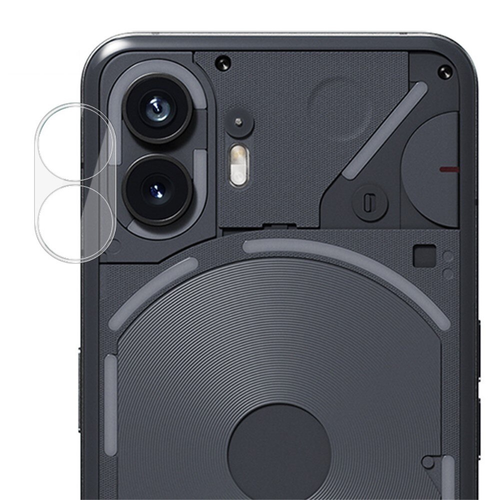 Cubre objetivo de cristal templado de 0,2mm Nothing Phone 2 Transparente