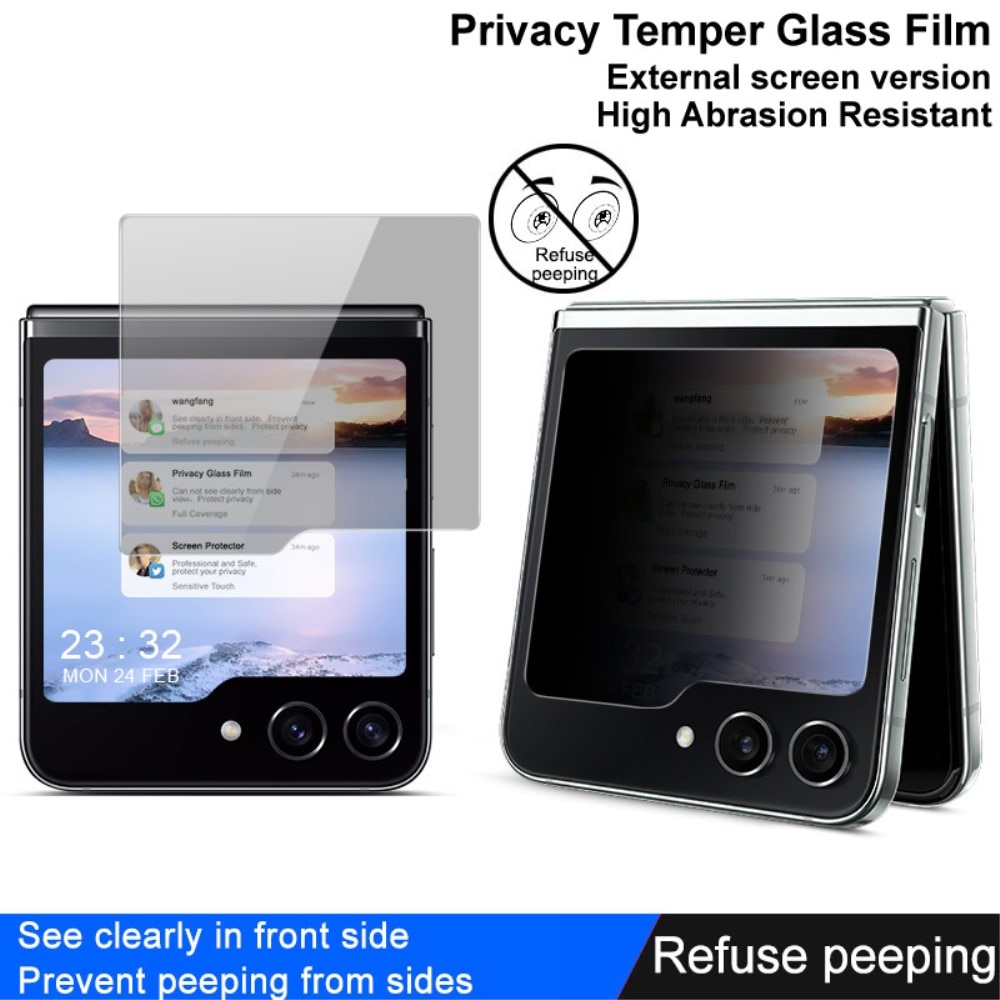 Protector Pantalla Exterior privacidad Samsung Galaxy Z Flip 5