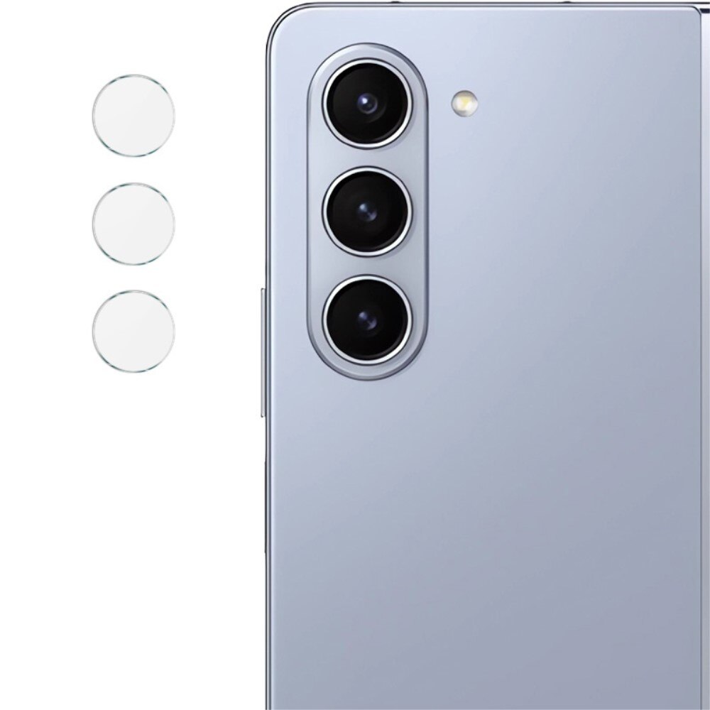 Cubre objetivo de cristal templado de 0,2mm Samsung Galaxy Z Fold 5 Transparente