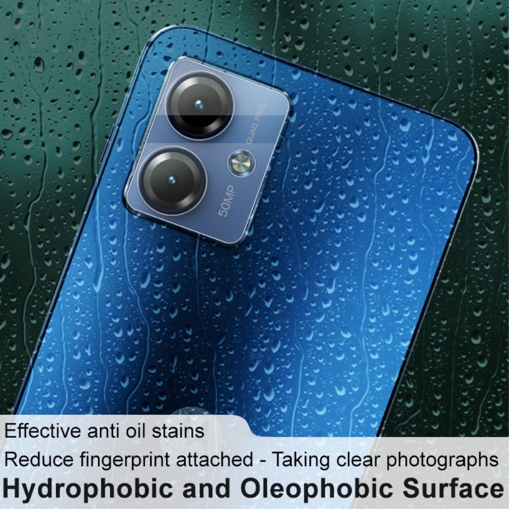 Cubre objetivo de cristal templado de 0,2mm Motorola Moto G14 transparente