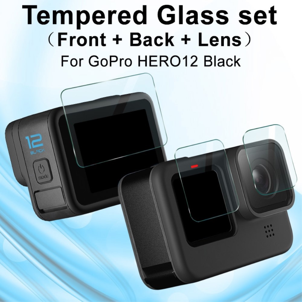 Protector de pantalla cobertura total cristal templado GoPro HERO12 Black