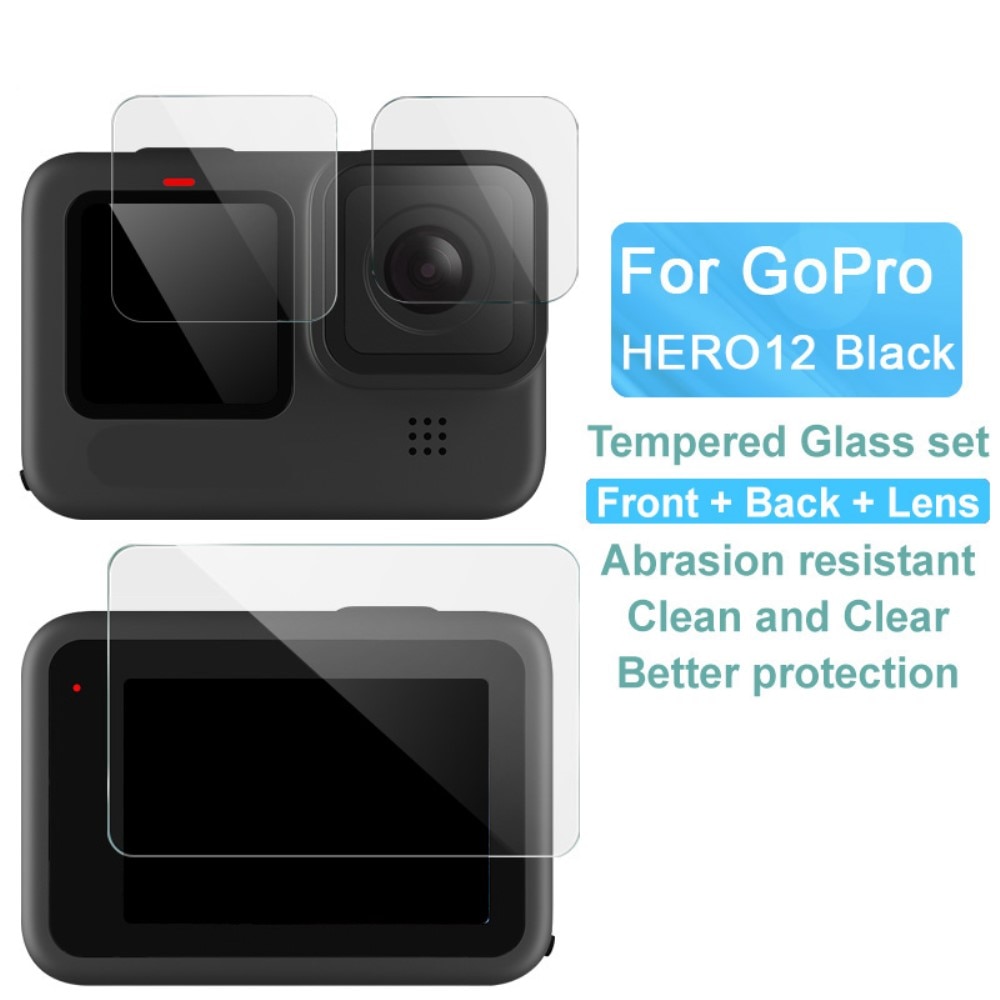 Protector de pantalla cobertura total cristal templado GoPro HERO12 Black