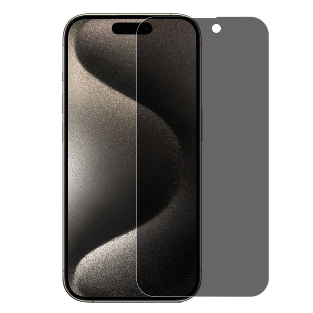 Protector de pantalla privacidad de cristal templado templado iPhone 15 Pro