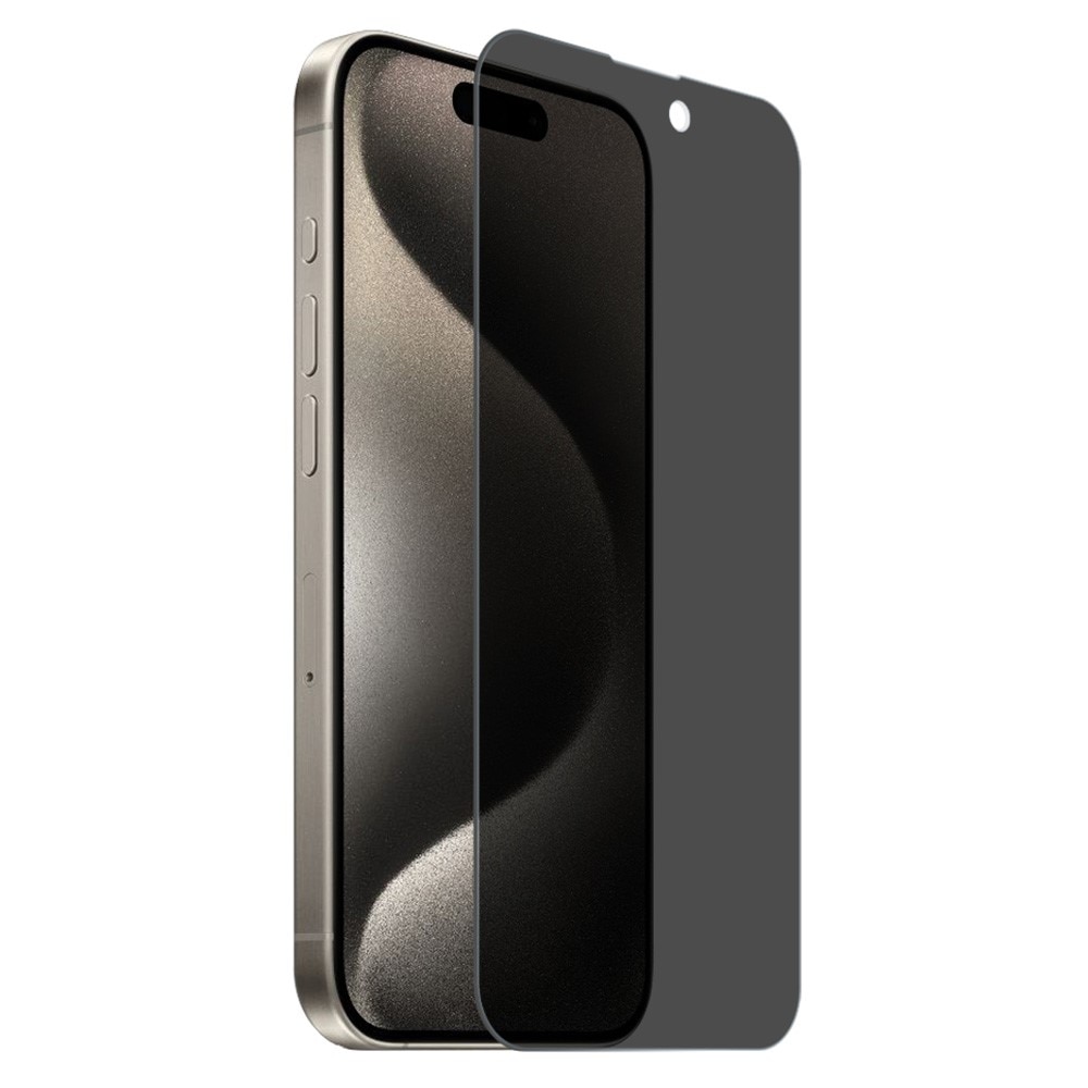 Protector de pantalla privacidad de cristal templado templado iPhone 15 Pro