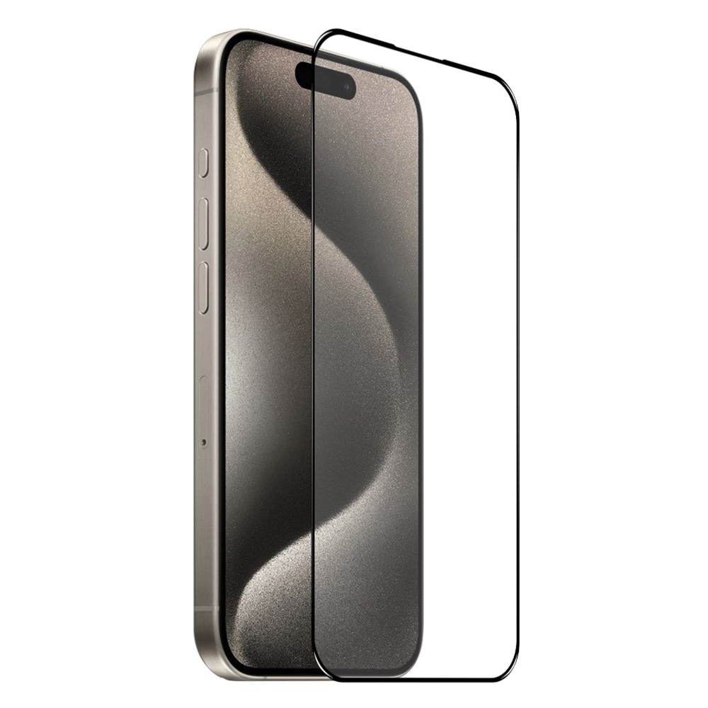 Protector Pantalla Cobertura total Cristal Templado iPhone 15 Pro