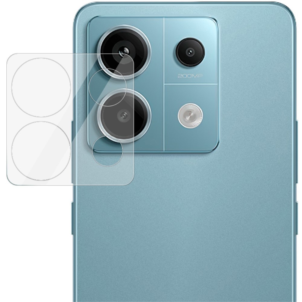 Cubre objetivo de cristal templado de 0,2mm Xiaomi Redmi Note 13 Pro Transparente