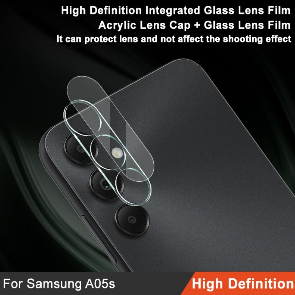 Cubre objetivo de cristal templado de 0,2mm Samsung Galaxy A05s Transparente