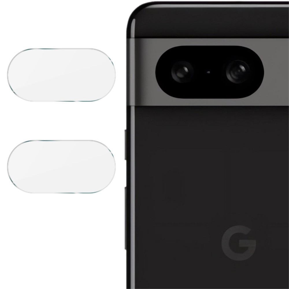 Cubre objetivo de cristal templado de 0,2mm (2 piezas) Google Pixel 8 transparente
