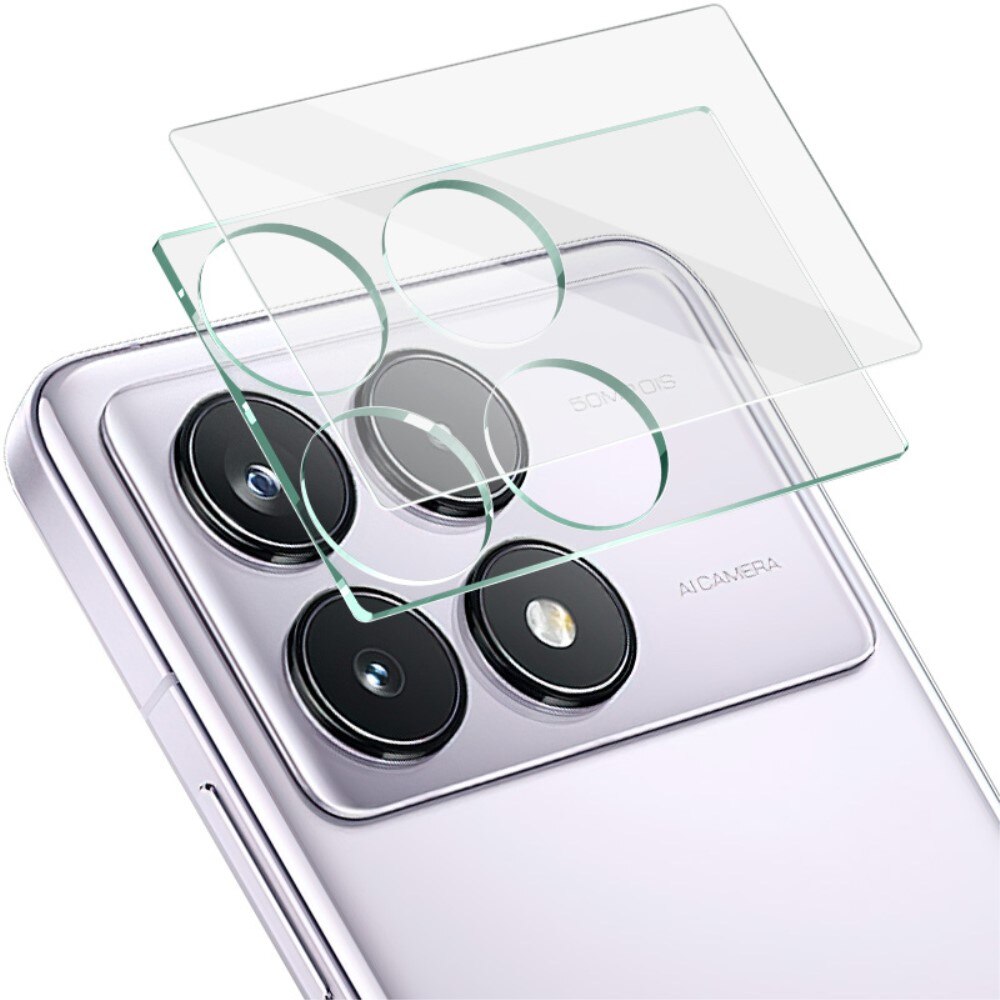 Cubre objetivo de cristal templado de 0,2mm Xiaomi Poco X6 Pro Transparente