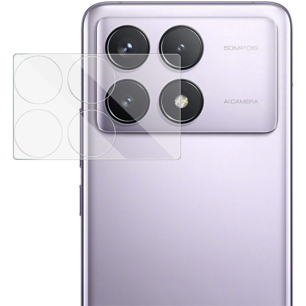 Cubre objetivo de cristal templado de 0,2mm Xiaomi Poco X6 Pro Transparente