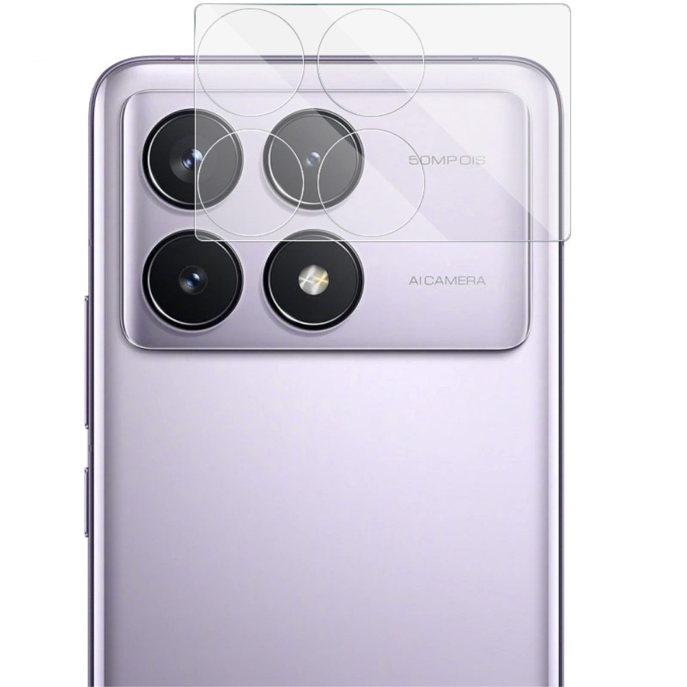 Cubre objetivo de cristal templado de 0,2mm Xiaomi Poco X6 Pro Transparente