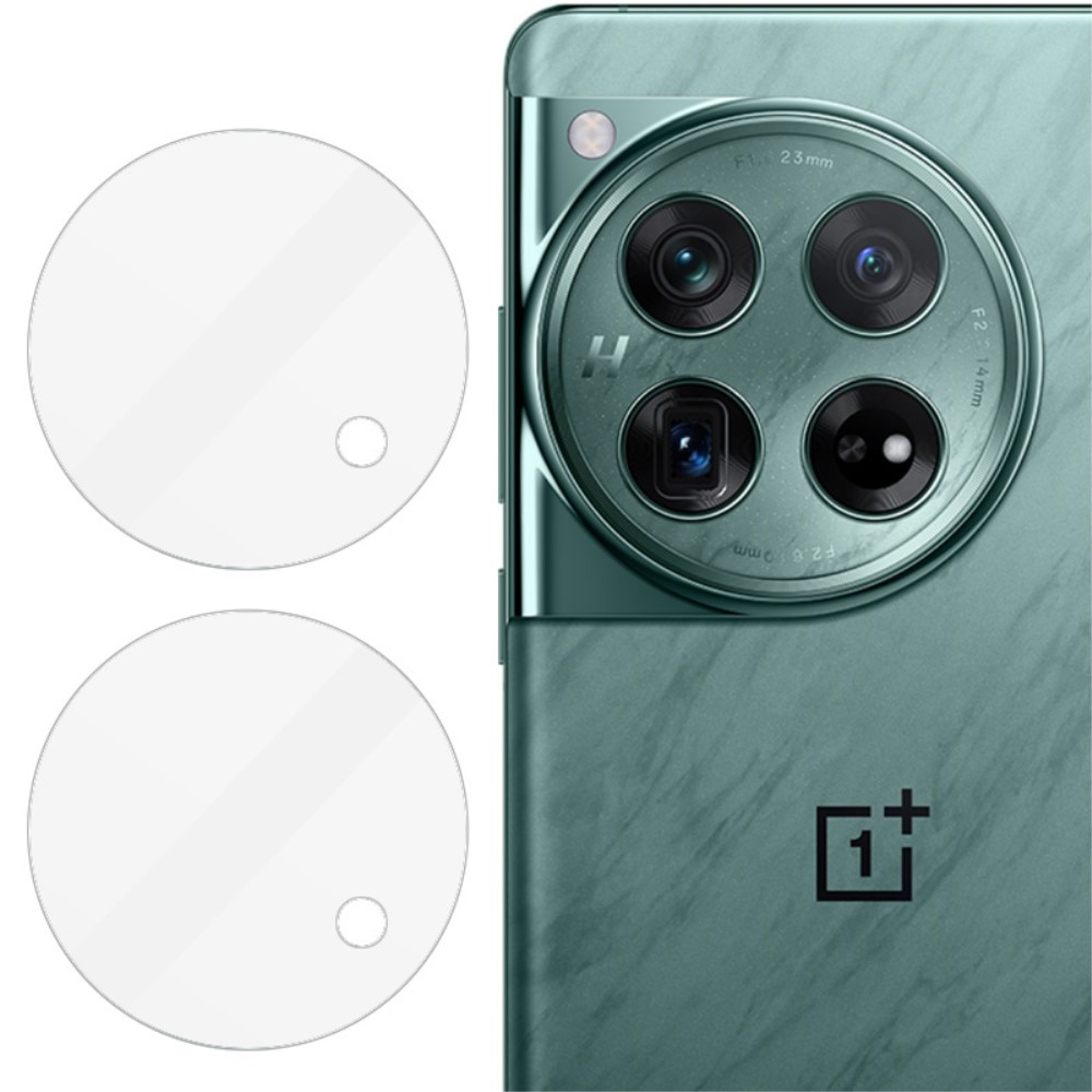 Cubre objetivo de cristal templado de 0,2mm (2 piezas) OnePlus 12 transparente