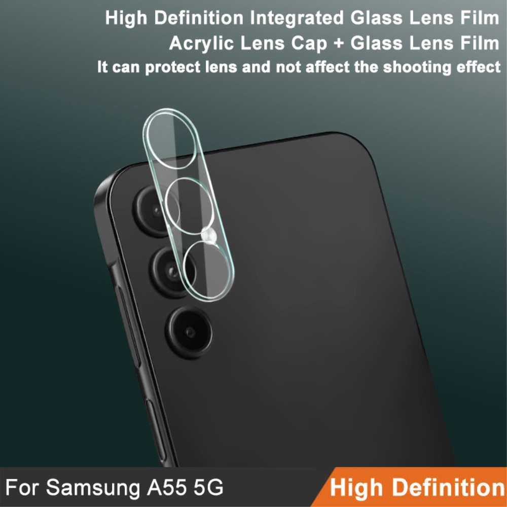Cubre objetivo de cristal templado de 0,2mm Samsung Galaxy A55 transparente
