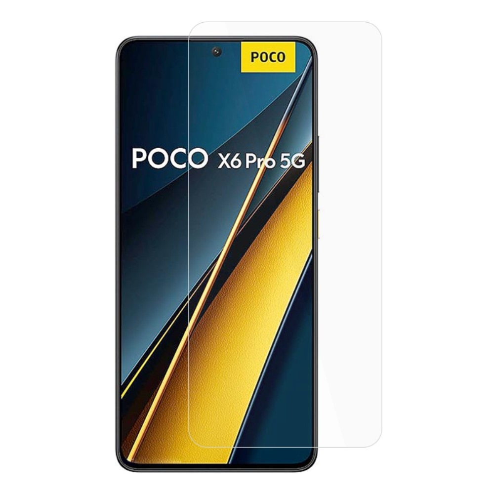 Protector de pantalla de vidrio templado para cámara, cubierta con  pegamento completo para Xiaomi Poco X6 Pro, 5G