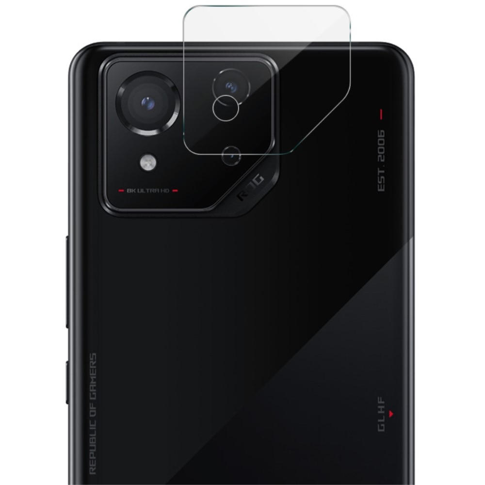 Cubre objetivo de cristal templado de 0,2mm (2 piezas) Asus ROG Phone 8 transparente