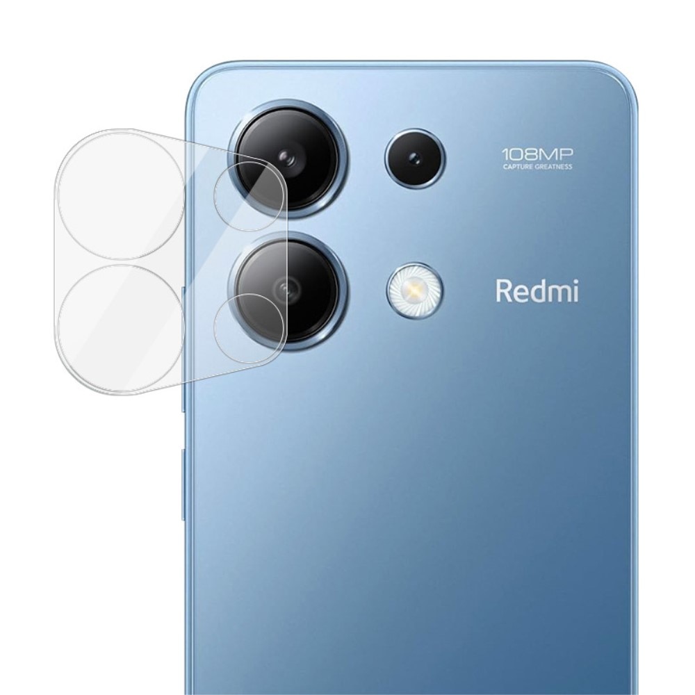 Cubre objetivo de cristal templado de 0,2mm Xiaomi Redmi Note 13 4G Transparente