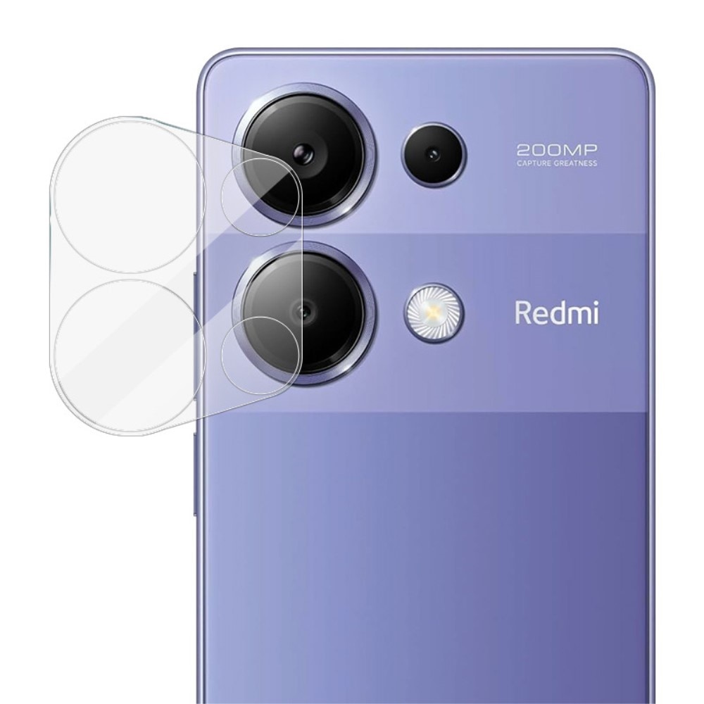 Cubre objetivo de cristal templado de 0,2mm Xiaomi Redmi Note 13 Pro 4G Transparente
