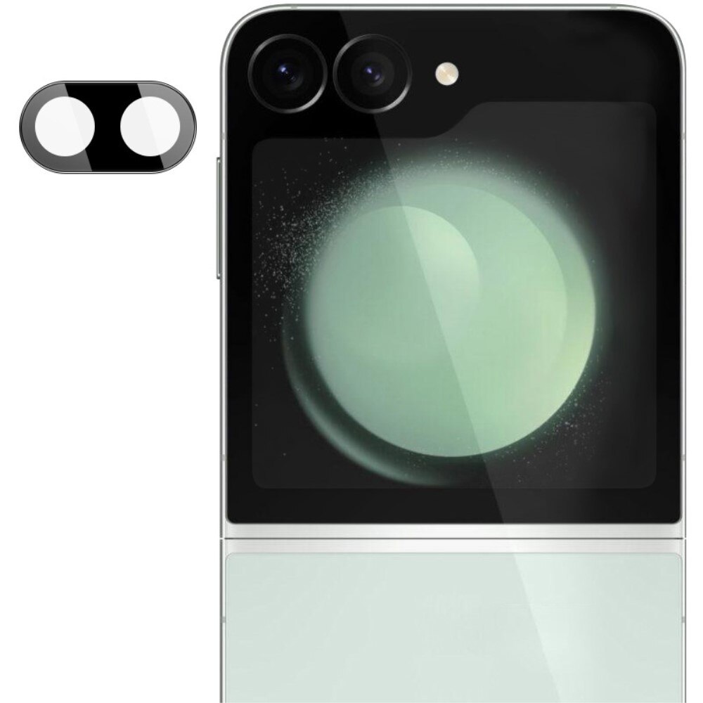 Cubre objetivo de cristal templado de 0,2mm Samsung Galaxy Z Flip 6 Negro