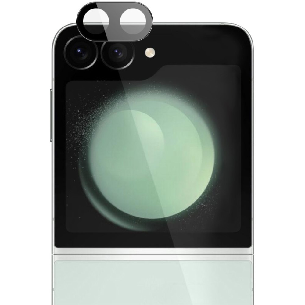 Cubre objetivo de cristal templado de 0,2mm Samsung Galaxy Z Flip 6 Negro