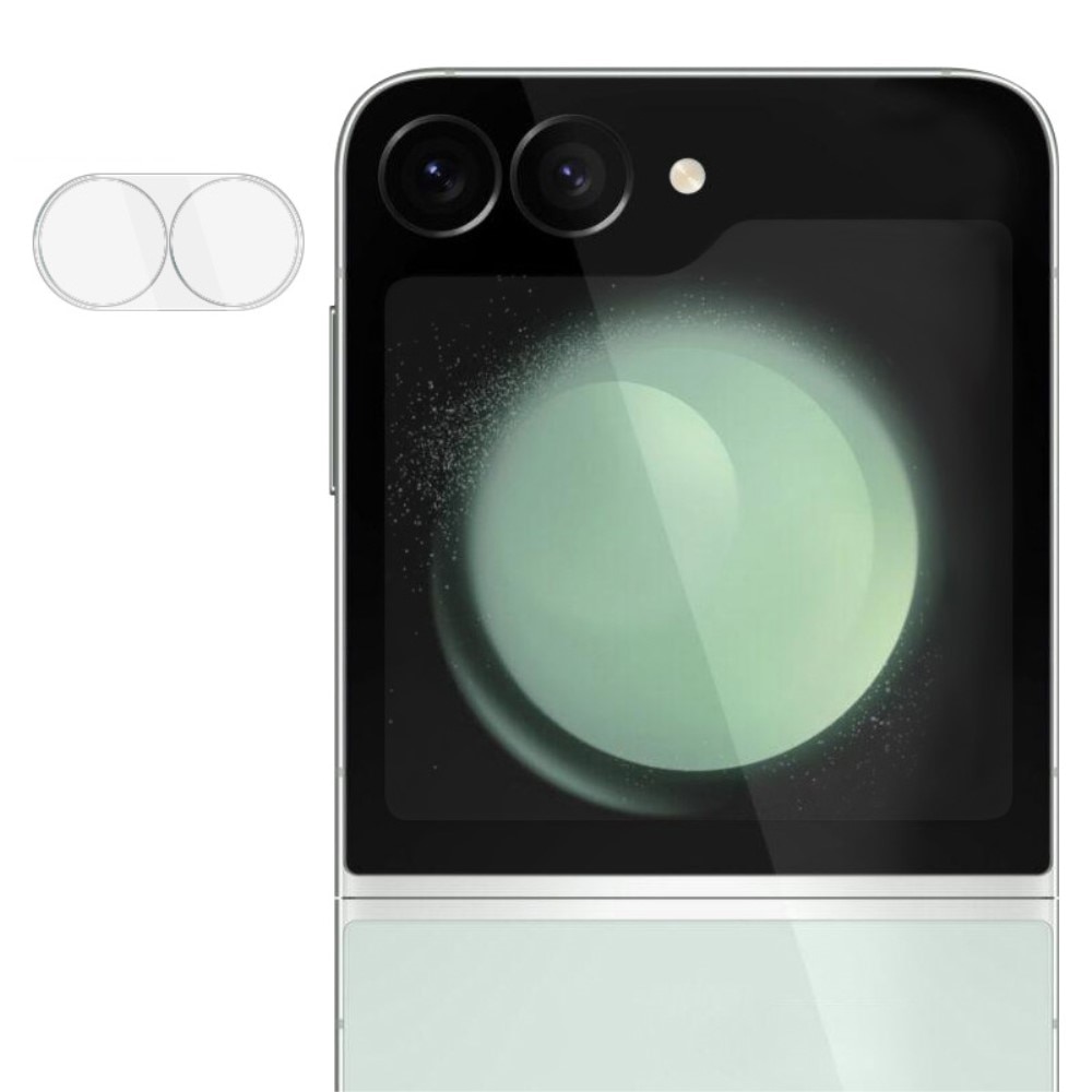 Cubre objetivo de cristal templado de 0,2mm Samsung Galaxy Z Flip 6 Transparente