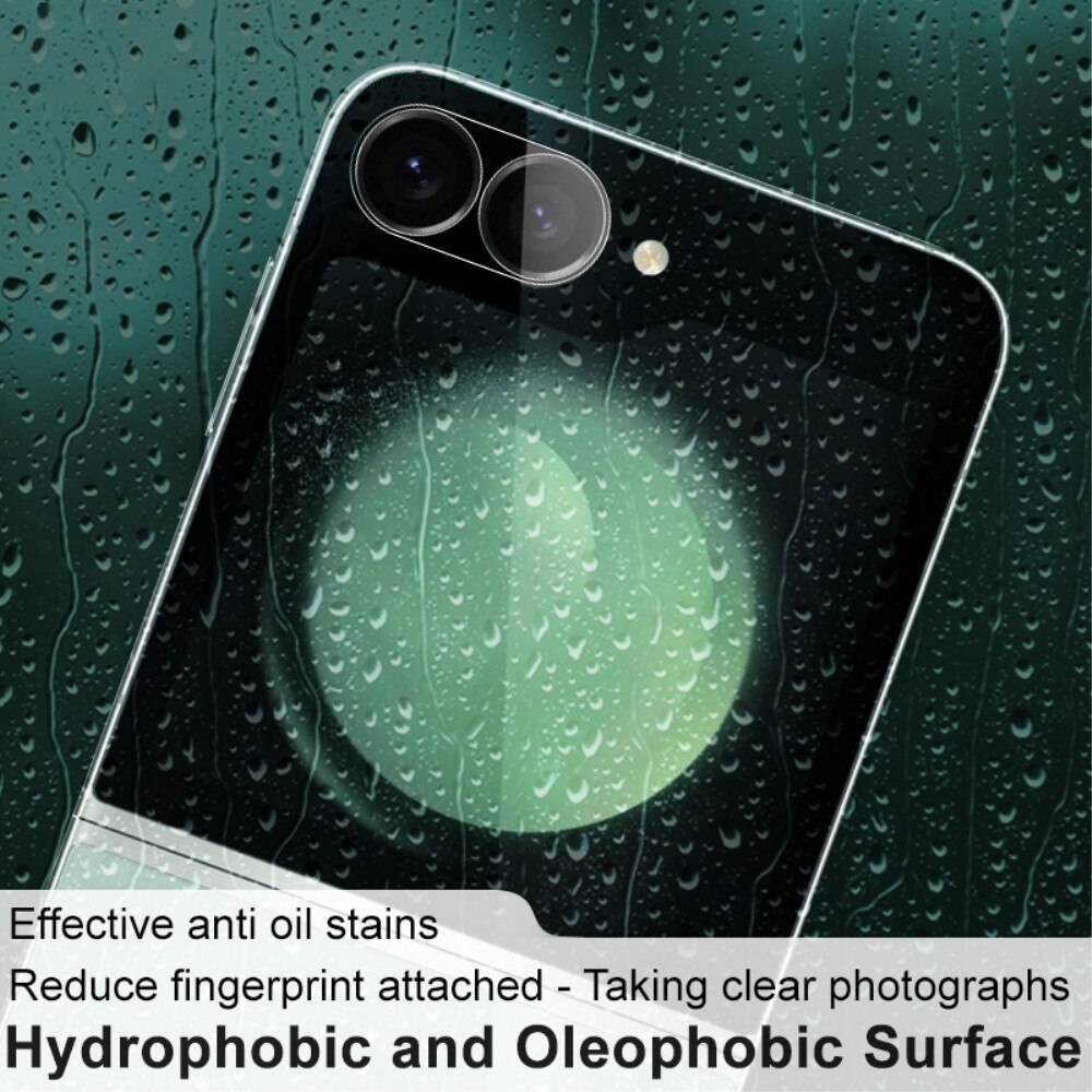 Cubre objetivo de cristal templado de 0,2mm Samsung Galaxy Z Flip 6 Transparente
