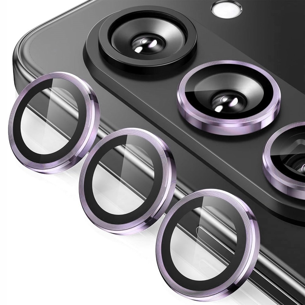 Cubre objetivo de cristal templado aluminio Samsung Galaxy Z Fold 6 violeta