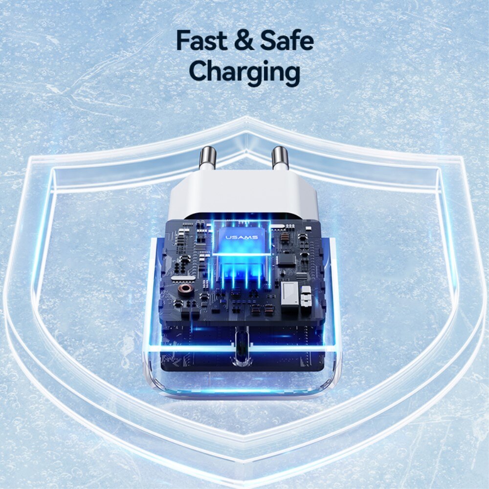 Cargador USB-C 20W blanco