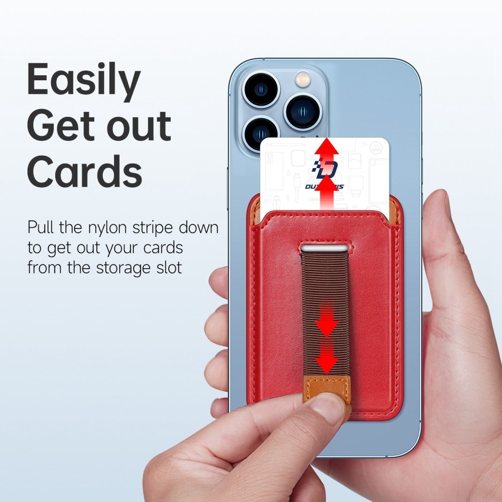 Magnetic Card Holder MagSafe Red