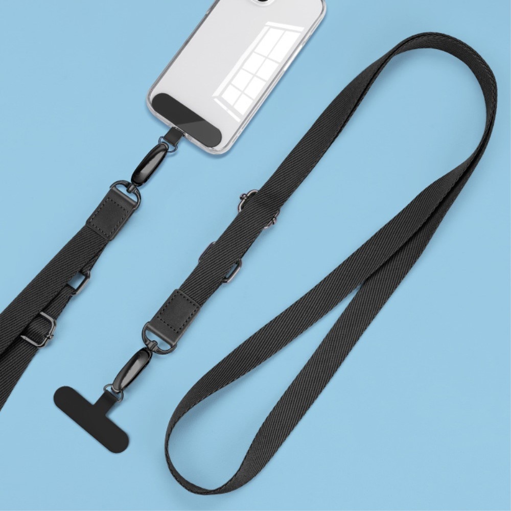 Adjustable Phone Shoulder Strap Universal negro