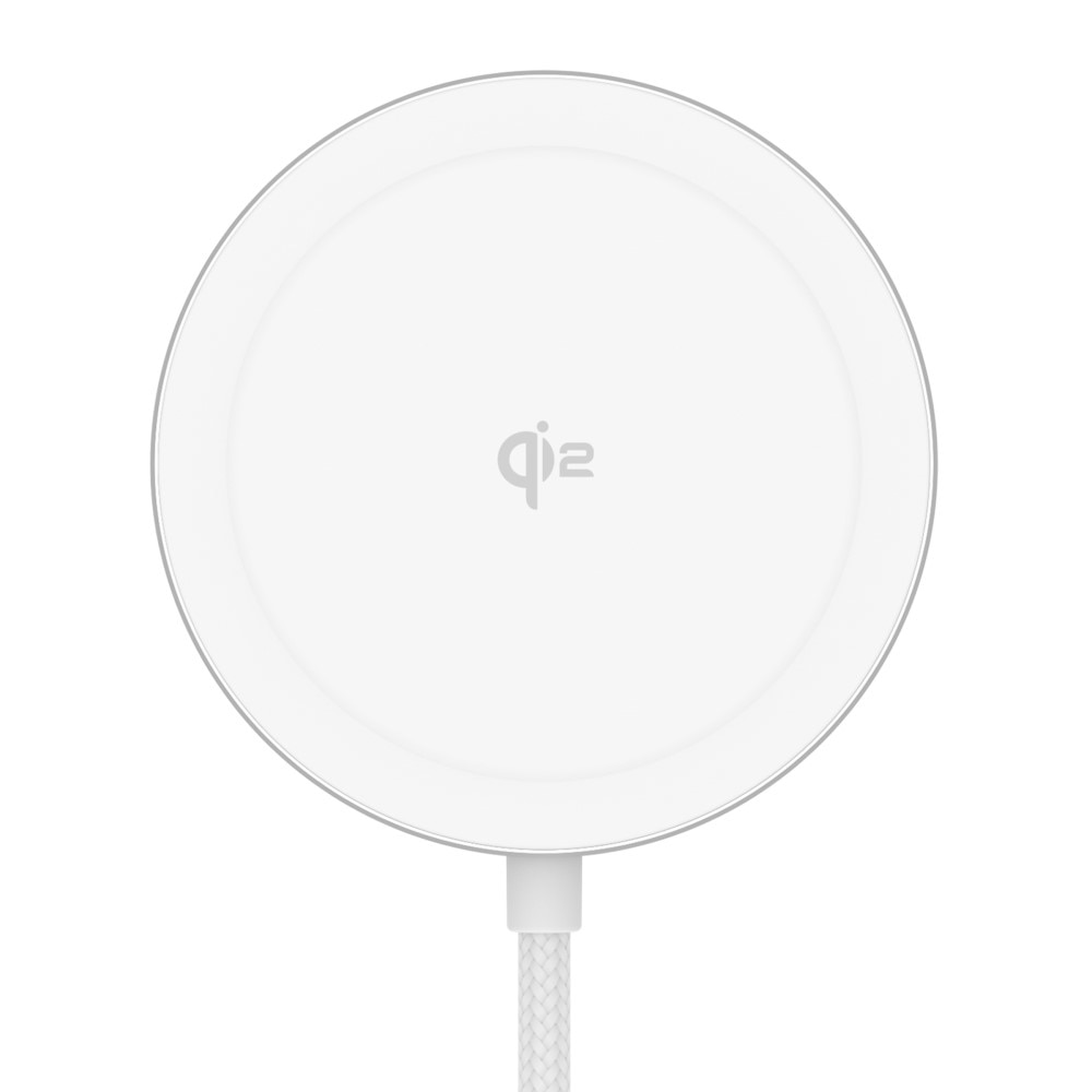 Apple iPhone 16 Plus Qi2 15W MagSafe Cargador Inalámbrico blanco